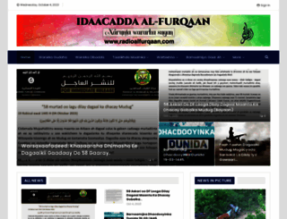 fractura canal junto a Access radioalfurqaan.com. Radio Alfurqaan | Xarunta Wararka Sugan