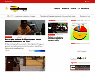 radioamericana.com.pe screenshot