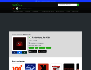 radioatd.radio.de screenshot