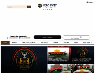 radiobiafra.co screenshot