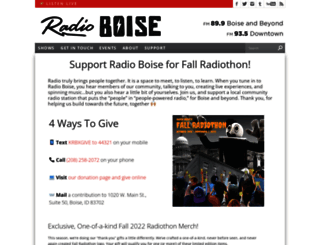 radioboise.us screenshot