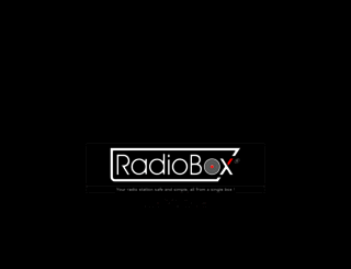radiobox.be screenshot
