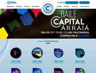 radiocapital.am.br screenshot