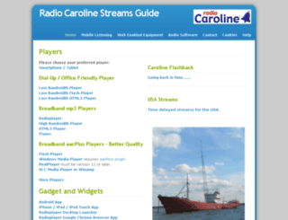 radiocaroline.audio screenshot