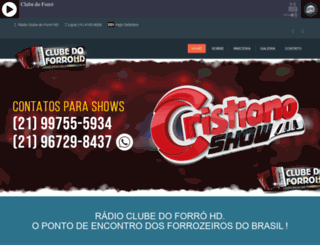 radioclubedoforro.com.br screenshot