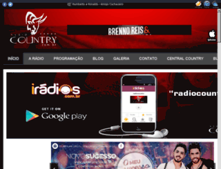 radiocountry.com.br screenshot