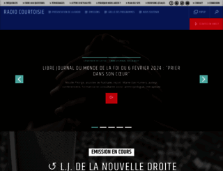 radiocourtoisie.net screenshot
