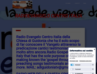 radioevangelocentroitalia.jimdo.com screenshot