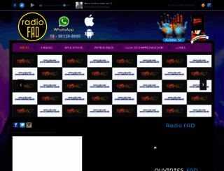 radiofad.com.br screenshot