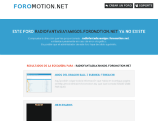 radiofantasiayamigos.foromotion.net screenshot