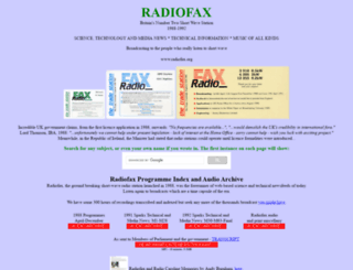 radiofax.org screenshot