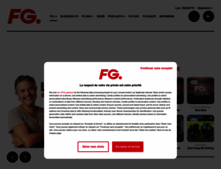 radiofg.fr screenshot