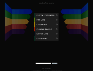 radiofox.com screenshot