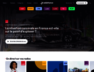 radiofrance.fr screenshot