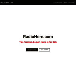 radiohere.com screenshot