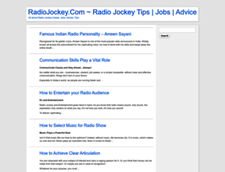 radiojockey.com screenshot