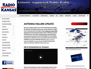 radiokansas.org screenshot