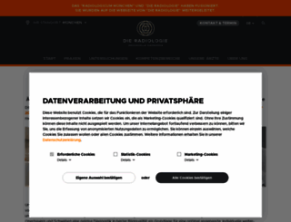 radiologicum-muenchen.de screenshot