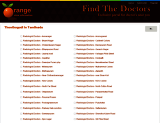 radiologist.findthedoctors.info screenshot