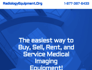 radiologyequipment.org screenshot