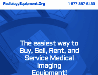 radiologyequipment.org screenshot