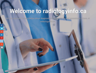 radiologyinfo.ca screenshot