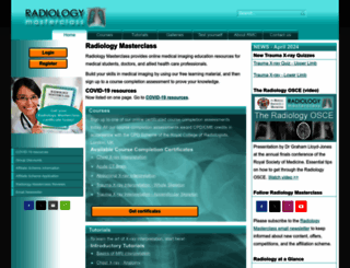 radiologymasterclass.co.uk screenshot