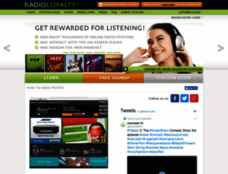 radioloyalty.com screenshot