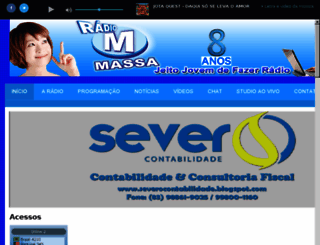 radiomassa.com.br screenshot
