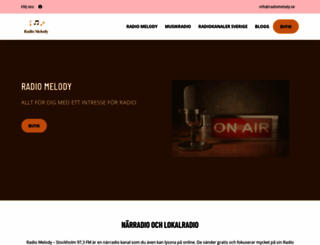 radiomelody.se screenshot