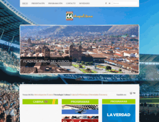 radiometropolitanacusco.com screenshot