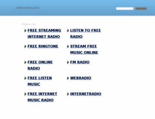 radiomonkey.com screenshot