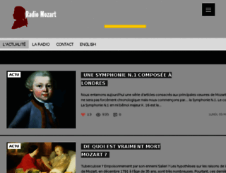 radiomozart.net screenshot