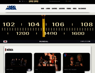 radiomundialrecreio.com.br screenshot