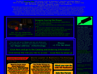 radionics.org screenshot