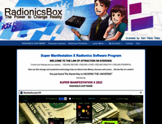 radionicsbox.com screenshot