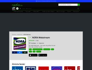 radionora.radio.de screenshot