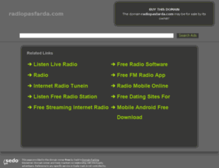radiopasfarda.com screenshot