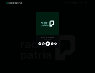 radiopatria.net screenshot