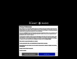 radioplayer.thehitsradio.com screenshot