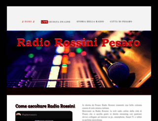 radiorossini.com screenshot