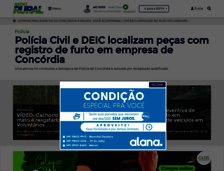 radiorural.com.br screenshot