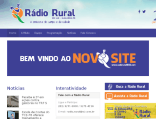 radioruralam850.com.br screenshot