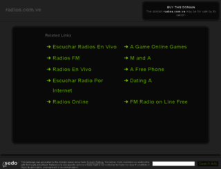 radios.com.ve screenshot