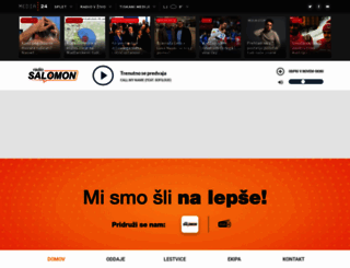 radiosalomon.si screenshot