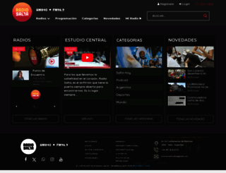 radiosalta.com screenshot