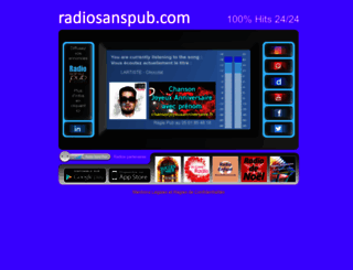 radiosanspub.fr screenshot