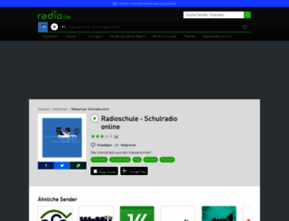 radioschule.radio.de screenshot