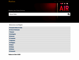 radiosdechile.cl screenshot