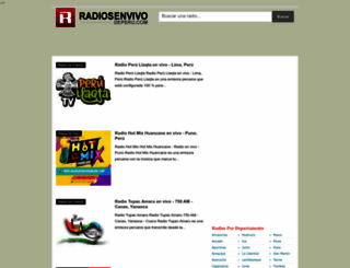 radiosenvivodeperu.blogspot.com screenshot